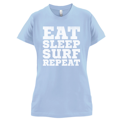 Eat Sleep Surf Repeat T Shirt
