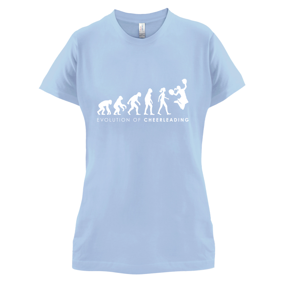 Evolution Of Woman Cheerleading T Shirt