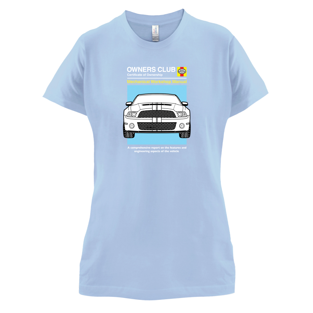 Car Owners Manual Mustang Mustang T Shirt