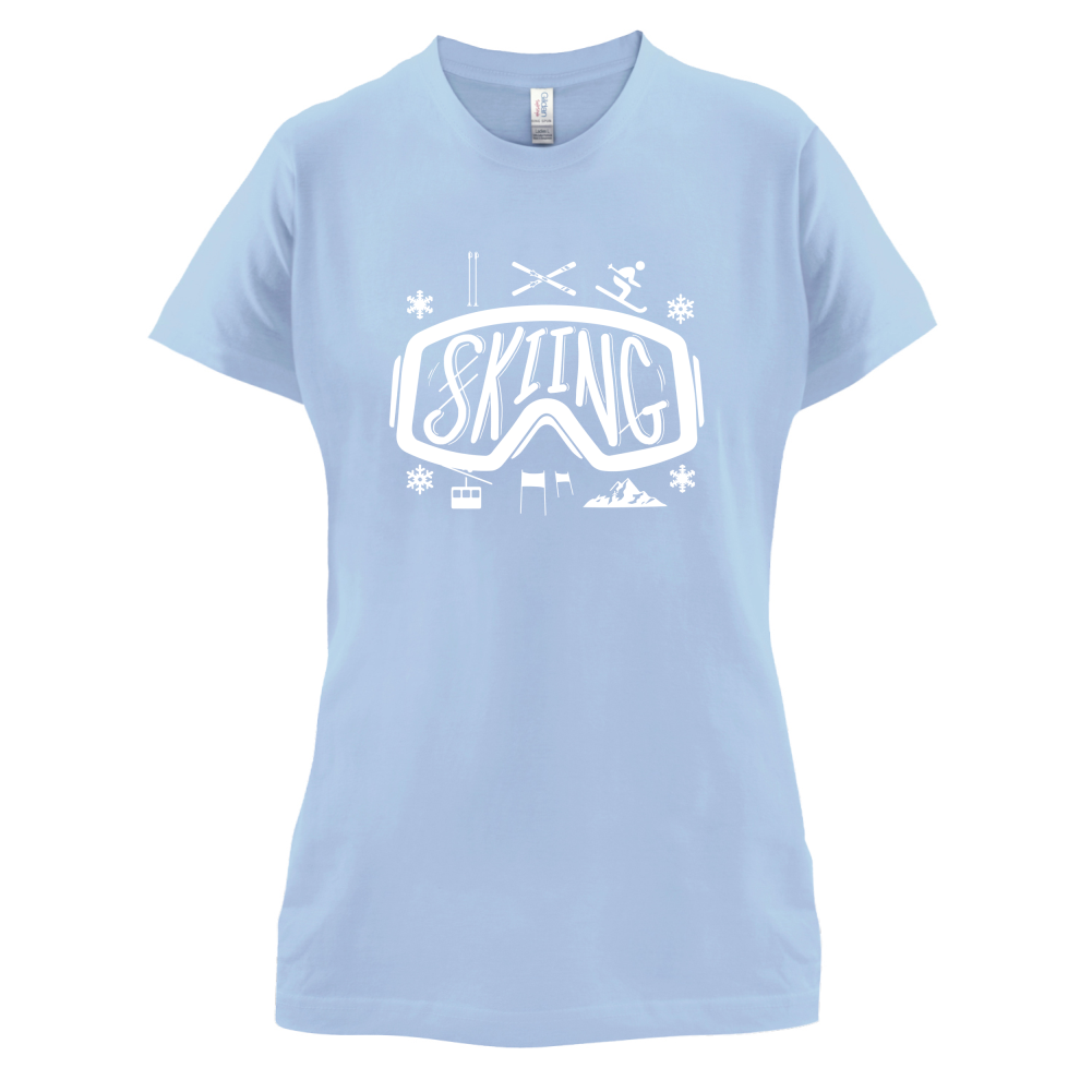 Skiing Goggles T Shirt