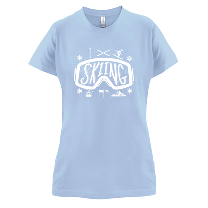 Skiing Goggles T Shirt