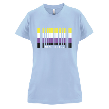 LGBT Barcode Flags - Nonbinary T Shirt