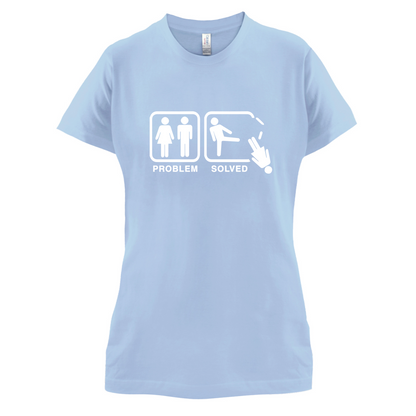 Problem Solved Man Kick T Shirt