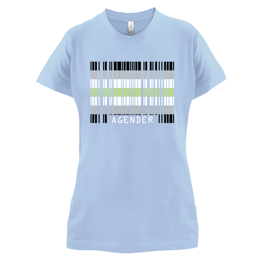 LGBT Barcode Flags - Agender T Shirt