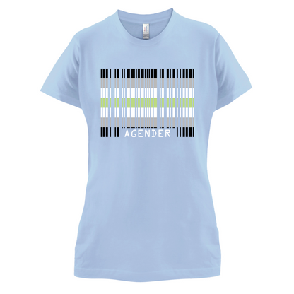 LGBT Barcode Flags - Agender T Shirt