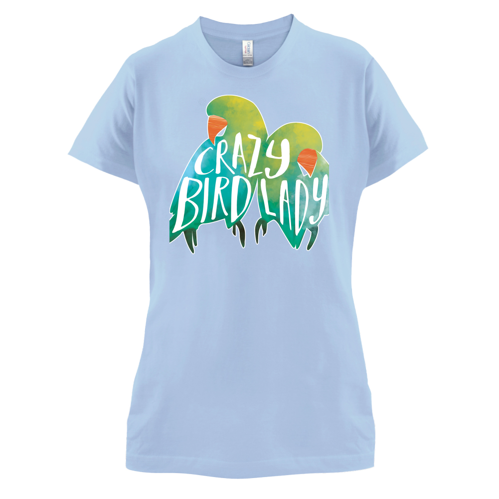 Crazy Bird Lady T Shirt