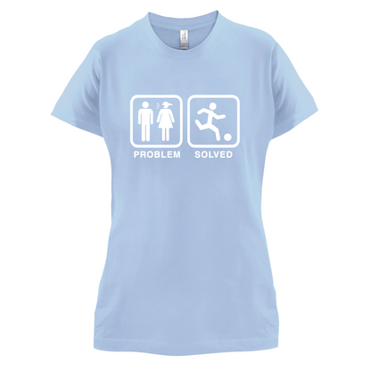 Problem Solved Football  T Shirt