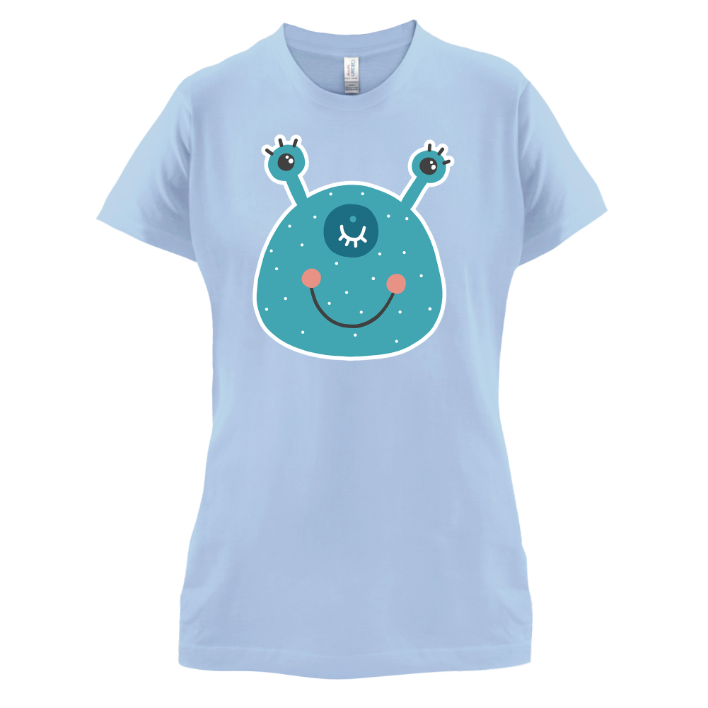Smiley Face Alien T Shirt