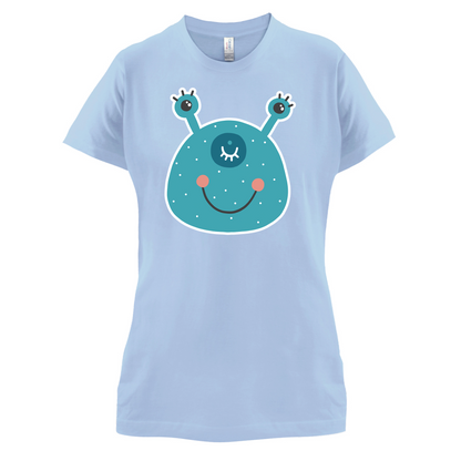 Smiley Face Alien T Shirt