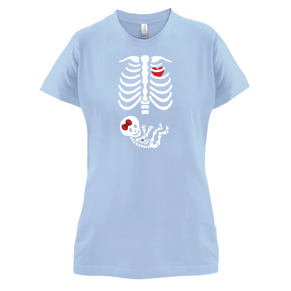Skeleton Baby Girl T Shirt