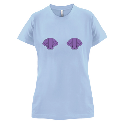 Mermaid Shell Boobs T Shirt