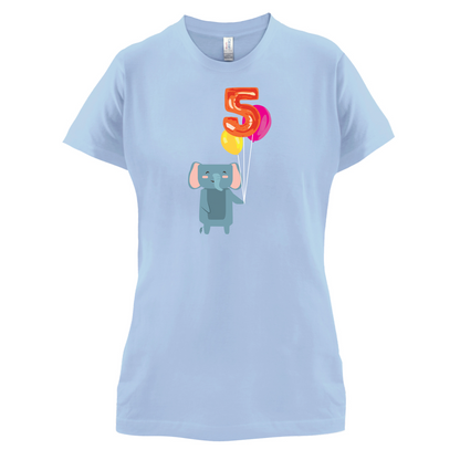5th Birthday Elephant T Shirt