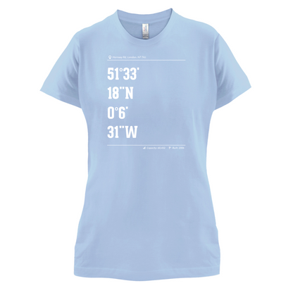 Stadium Coordinates Gunners T Shirt