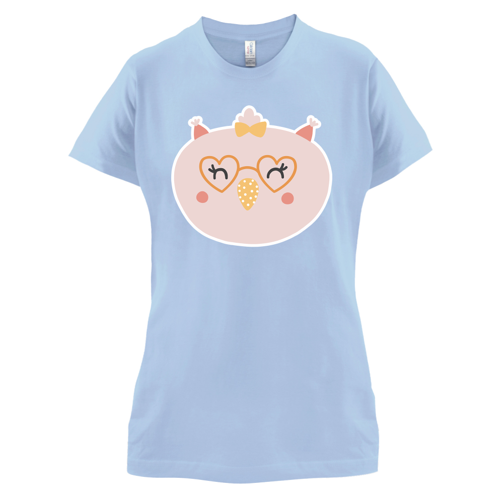 Smiley Face Chick T Shirt