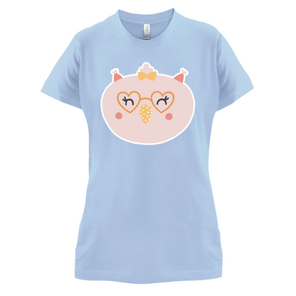 Smiley Face Chick T Shirt