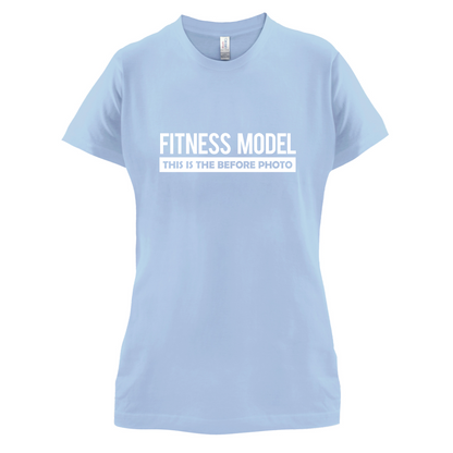 Fitness Model Before Photo T Shirt