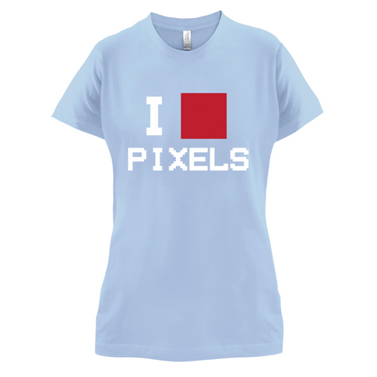 Pixel Heart T Shirt