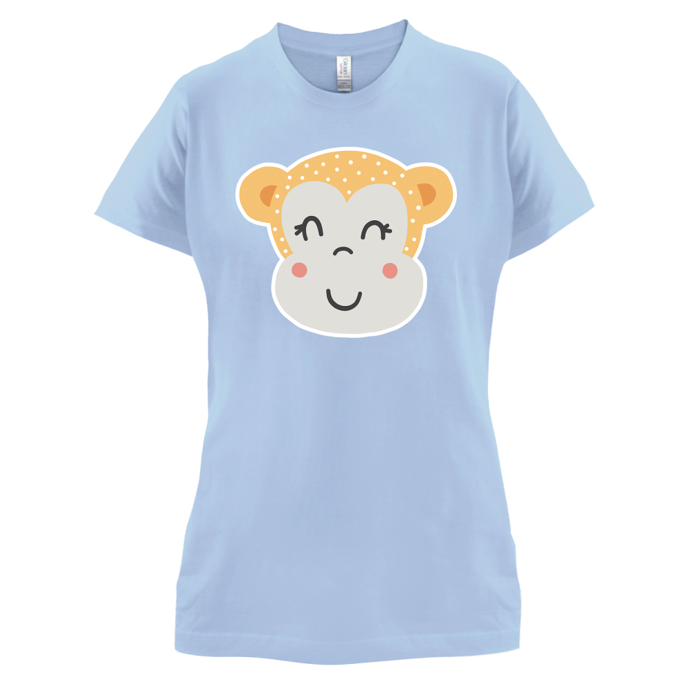 Smiley Face Monkey  T Shirt