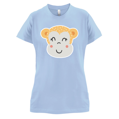 Smiley Face Monkey  T Shirt