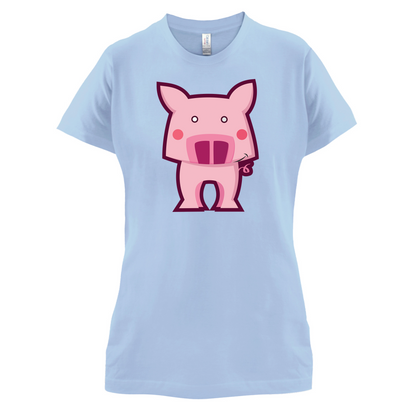 Cute Pig Kids T Shirt