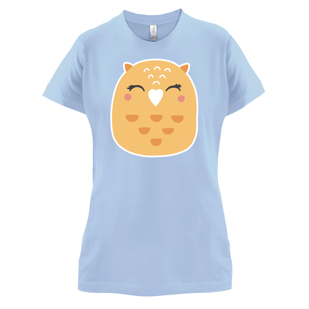 Smiley Face Mrs Owl T Shirt