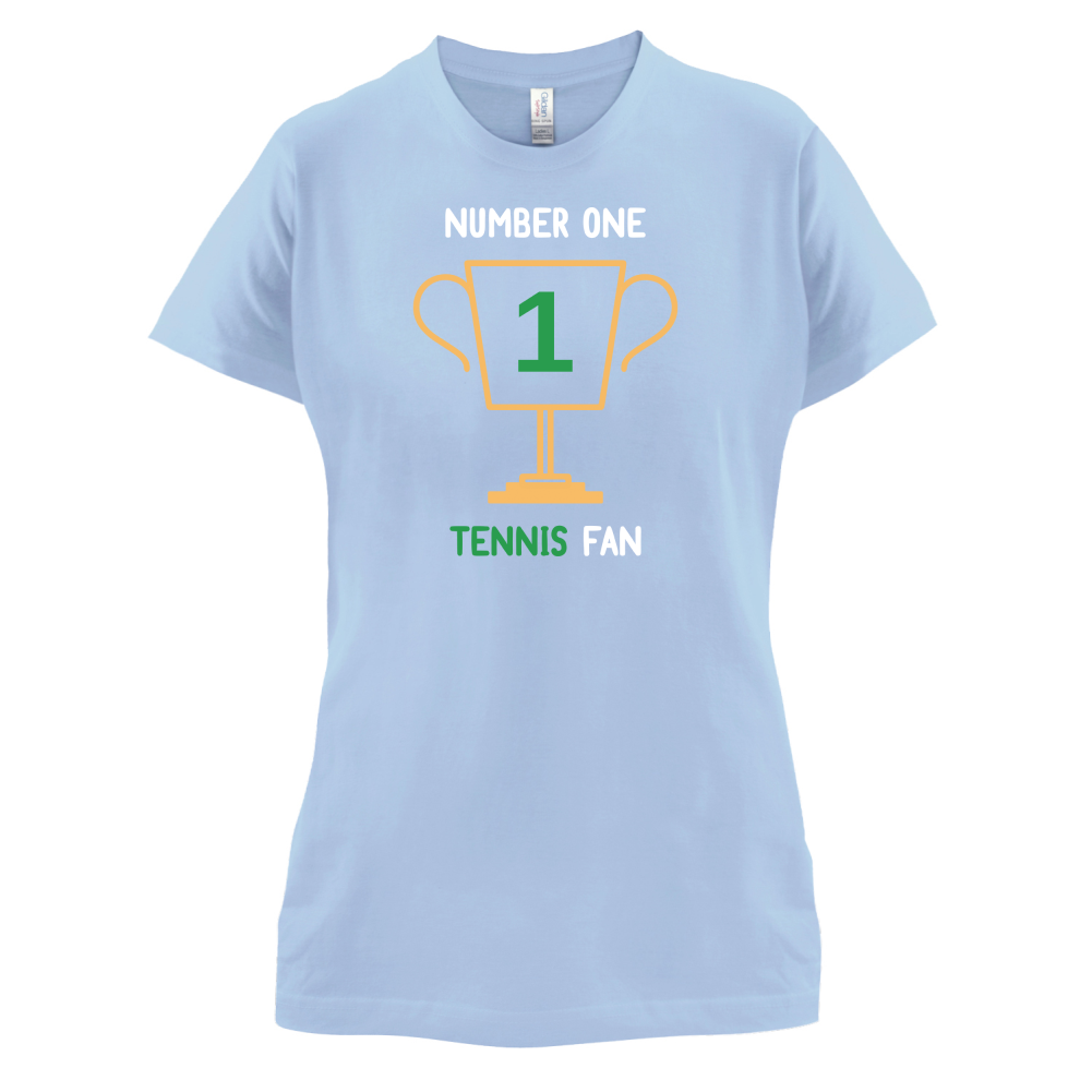 Number 1 Tennis Fan T Shirt