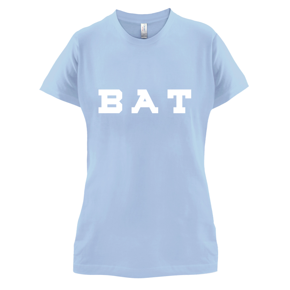 Justcie Bat College Style T Shirt