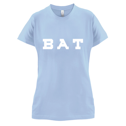 Justcie Bat College Style T Shirt