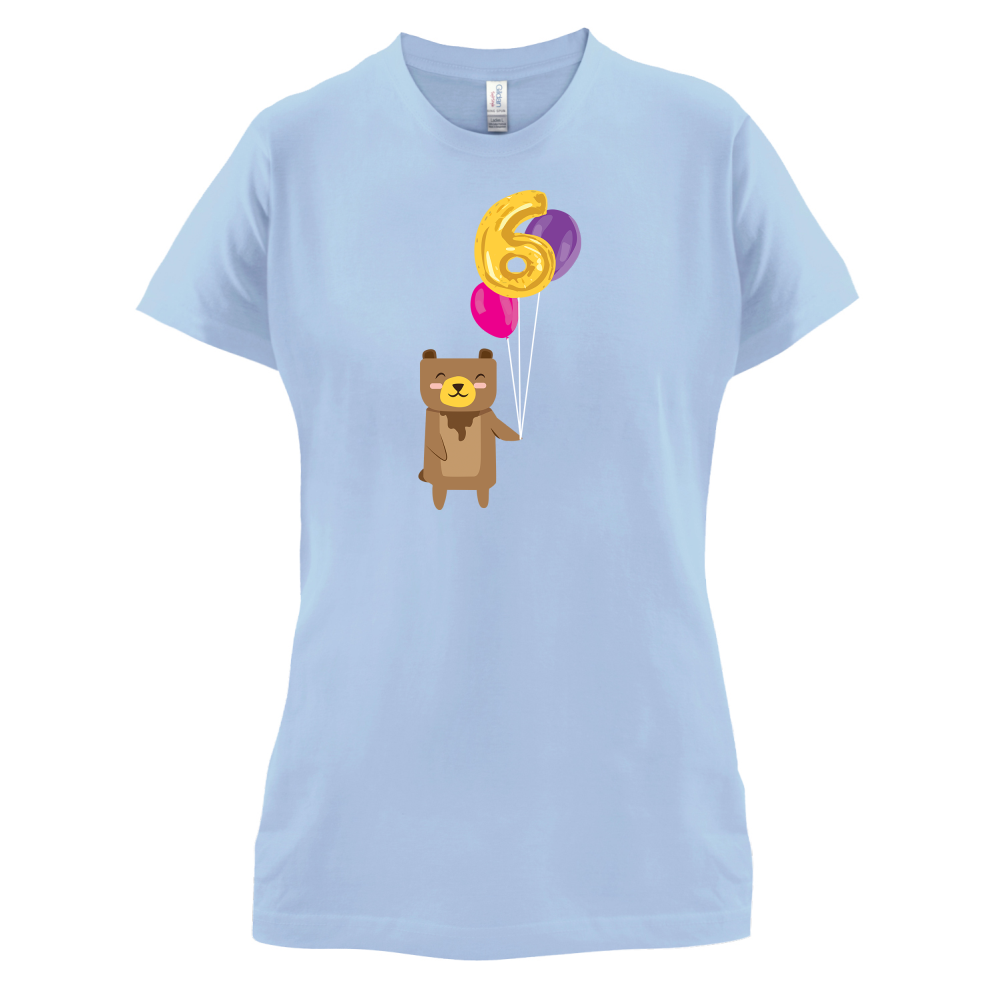 6th Birthday Bear T Shirt