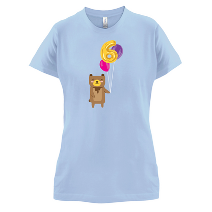 6th Birthday Bear T Shirt