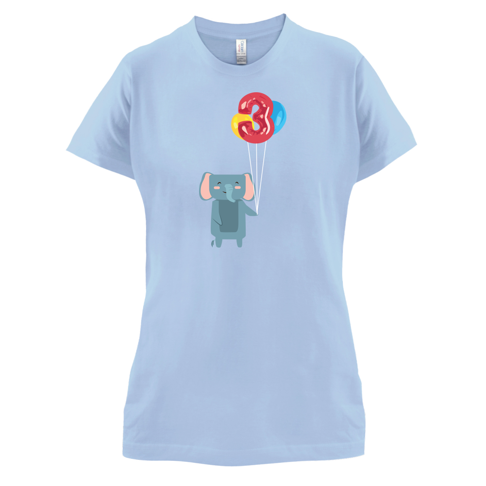 3rd Birthday Elephant T Shirt
