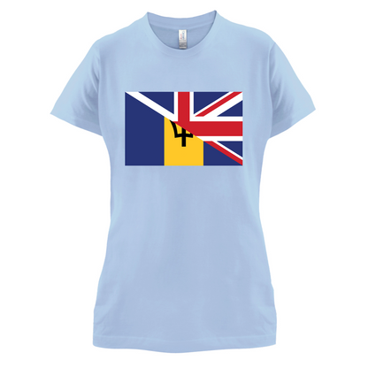 Half Barbados Half UK T Shirt