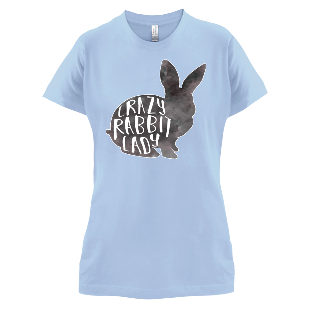 Crazy Rabbit Lady T Shirt