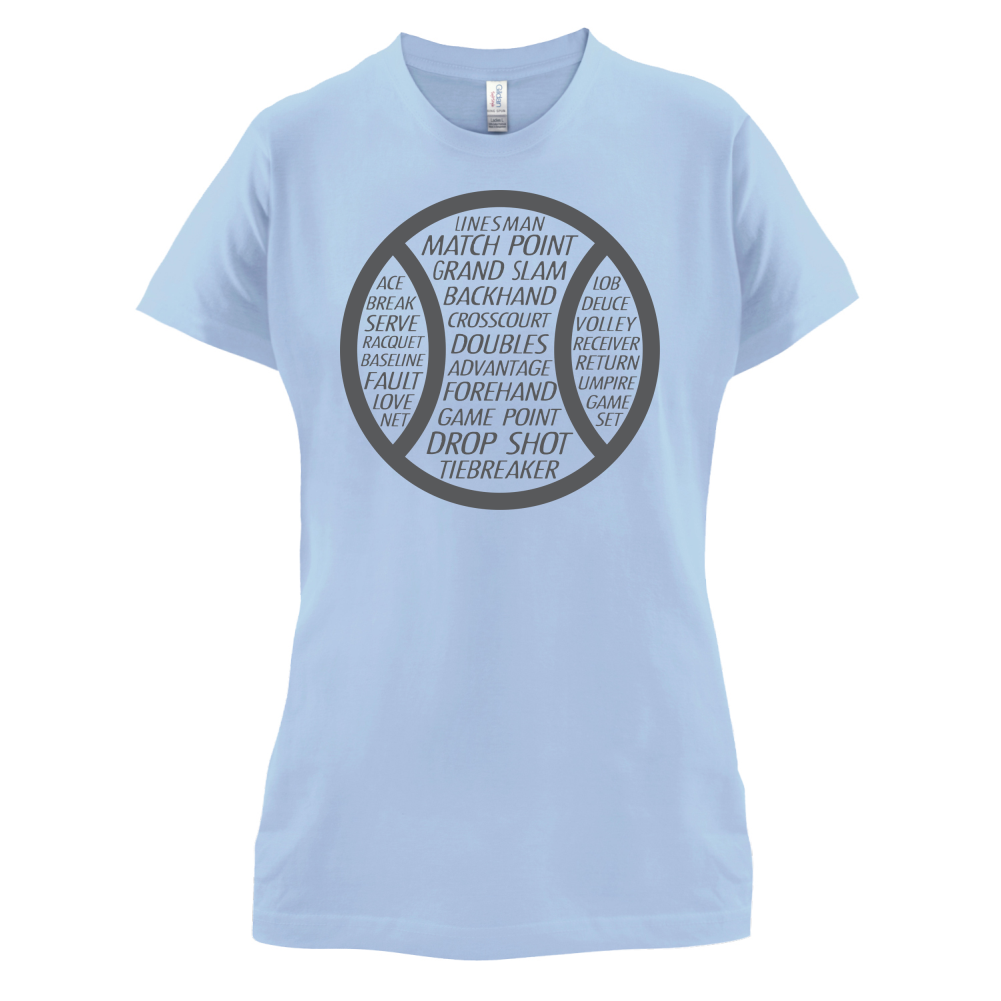 Tennis Word Ball T Shirt