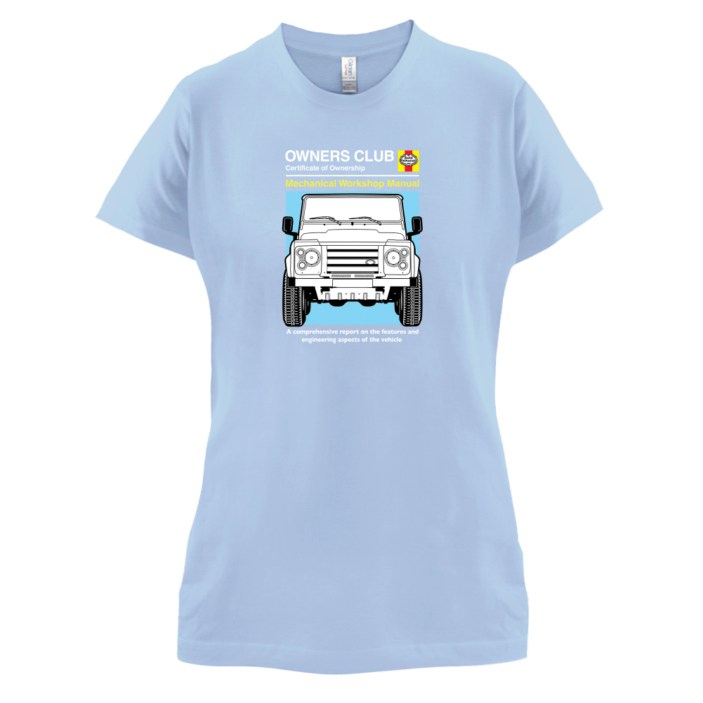 Car Owners Manual Land Rover T Shirt