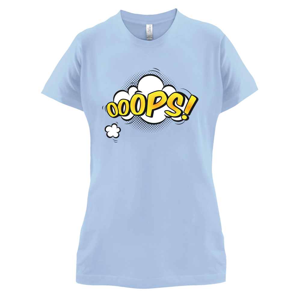 Oops! Word Art T Shirt