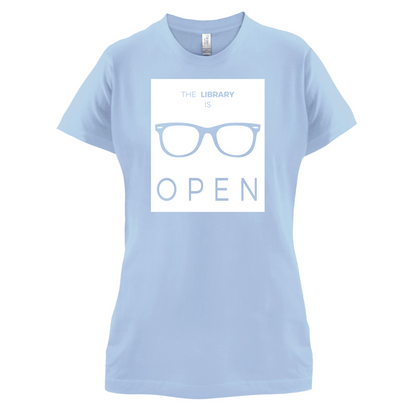 Library Is Open T Shirt