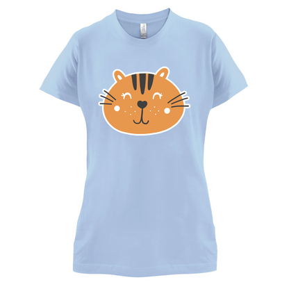 Smiley Face Tiger T Shirt