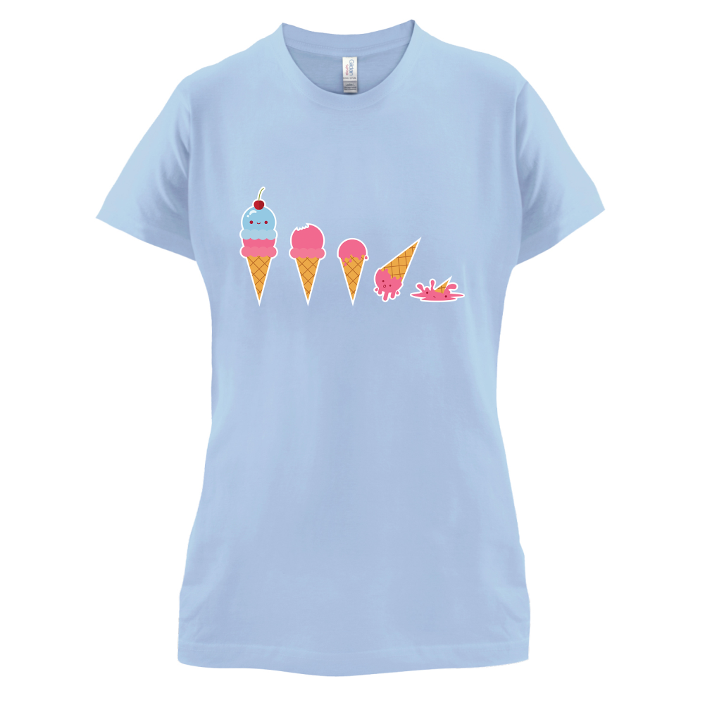 Evolution Of Ice Cream T Shirt