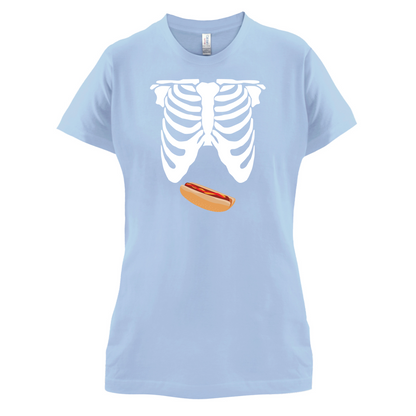 Hotdog Tummy T Shirt