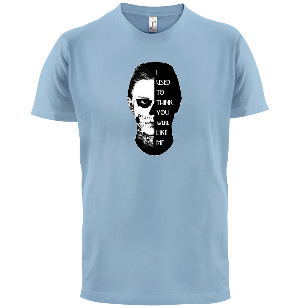 I Used To Think You Were Like Me FACE Design T Shirt