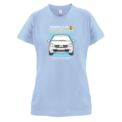Car Owners Manual Clio T Shirt