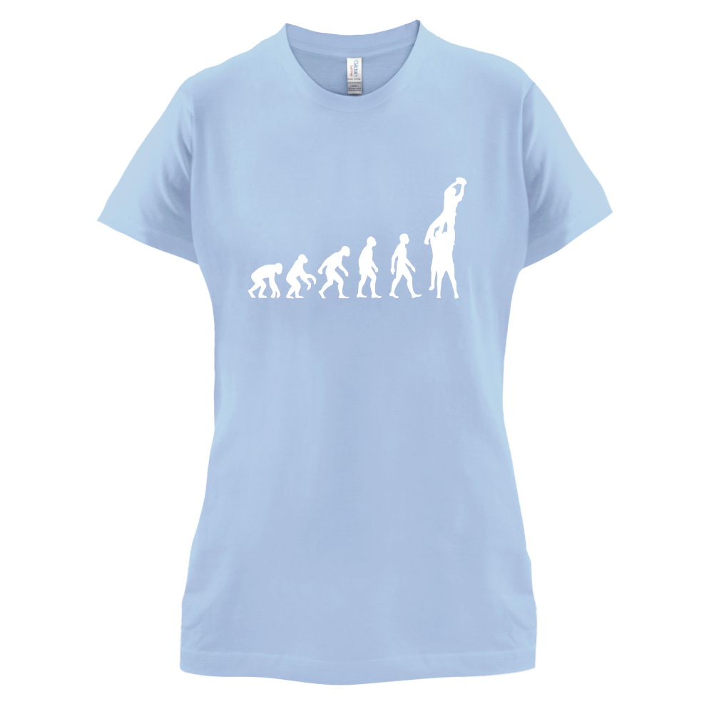 Evolution of Rugby Line Out T Shirt