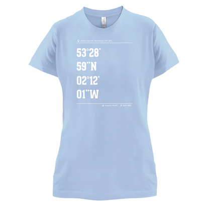 Stadium Coordinates Sky Blues T Shirt