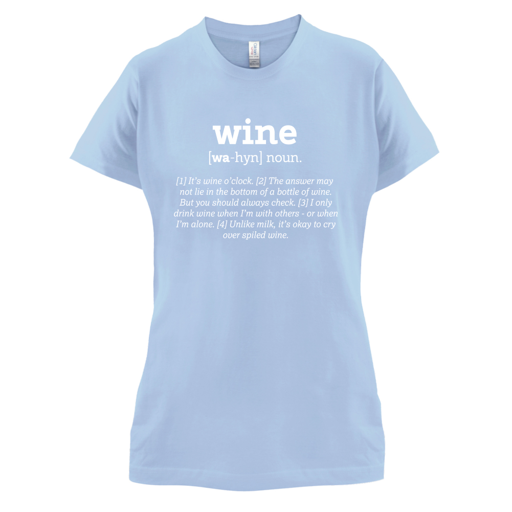 Definition Wine T Shirt