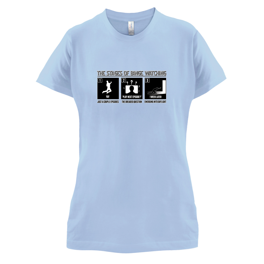 Stages Of Binge Watching T Shirt