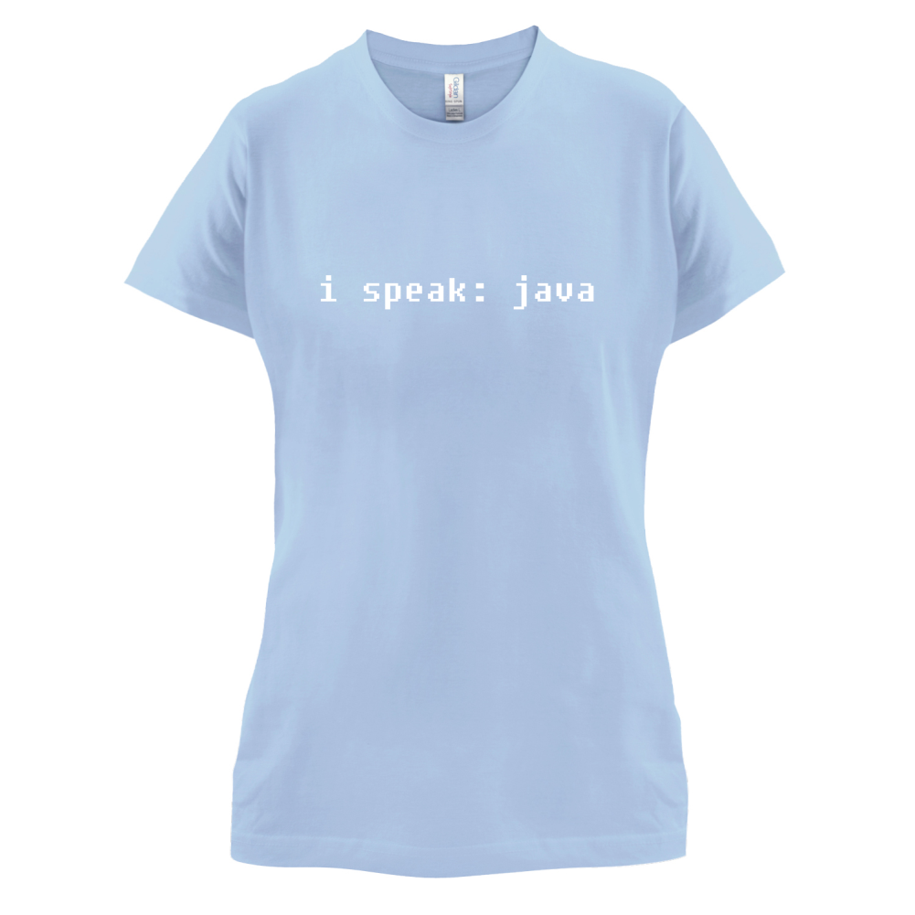 I Speak Java T Shirt