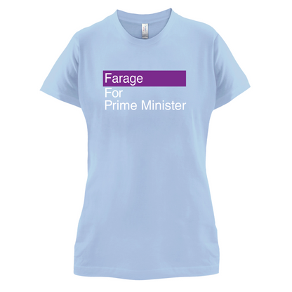 Farage for Prime Minister T Shirt
