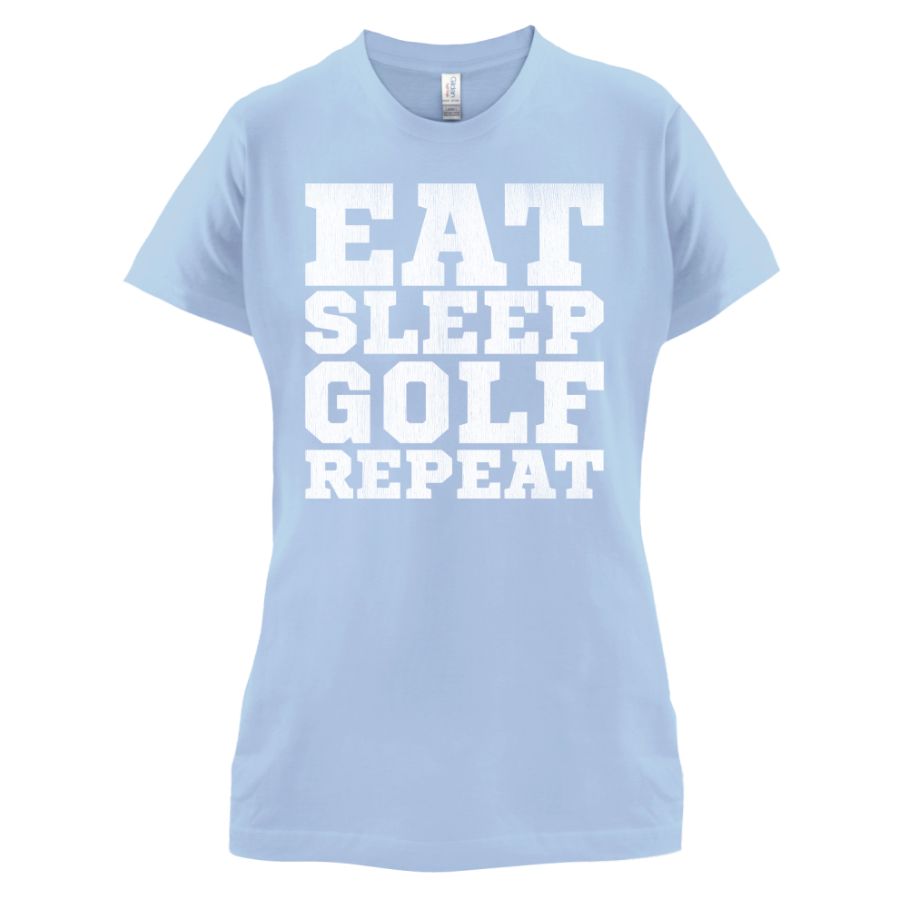 Eat Sleep Golf REPEAT T Shirt