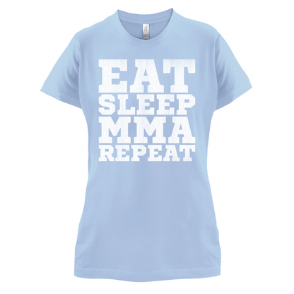 Eat Sleep MMA REPEAT T Shirt